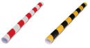 単管カバー　8mm×48.6×1000mm　赤/白　10本入り